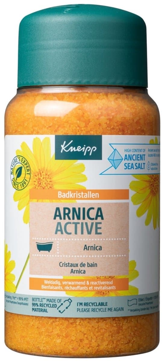 Kneipp - Badzout - Badkristallen - Muscle Relaxation - Arnica - 600 g - 1 stuk