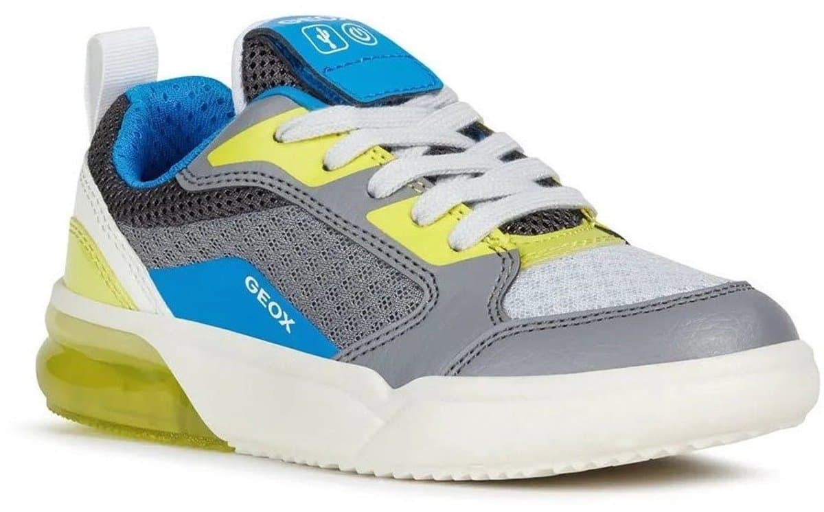 Kinderschoenen Geox Jr Grayjay Sneaker Grijs - 34