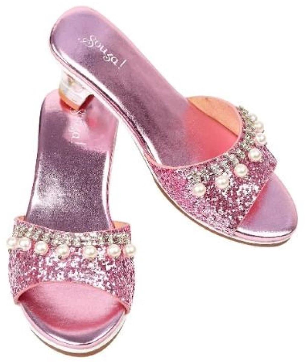 Souza Slipper - Hoge hak Marie-Claire - Roze Metallic - Maat 30 / 31