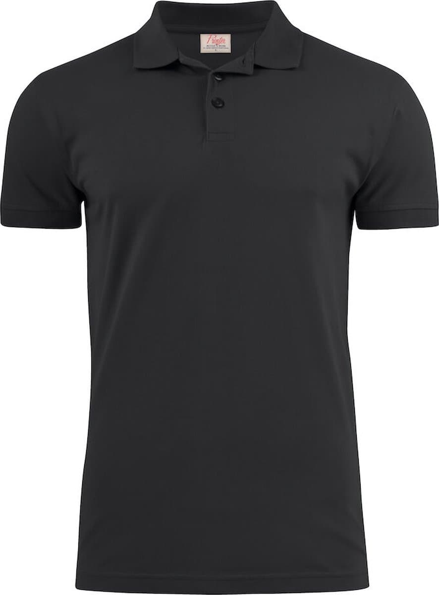 Printer POLO PIQUE SURF STRETCH 2265020 - Zwart - L