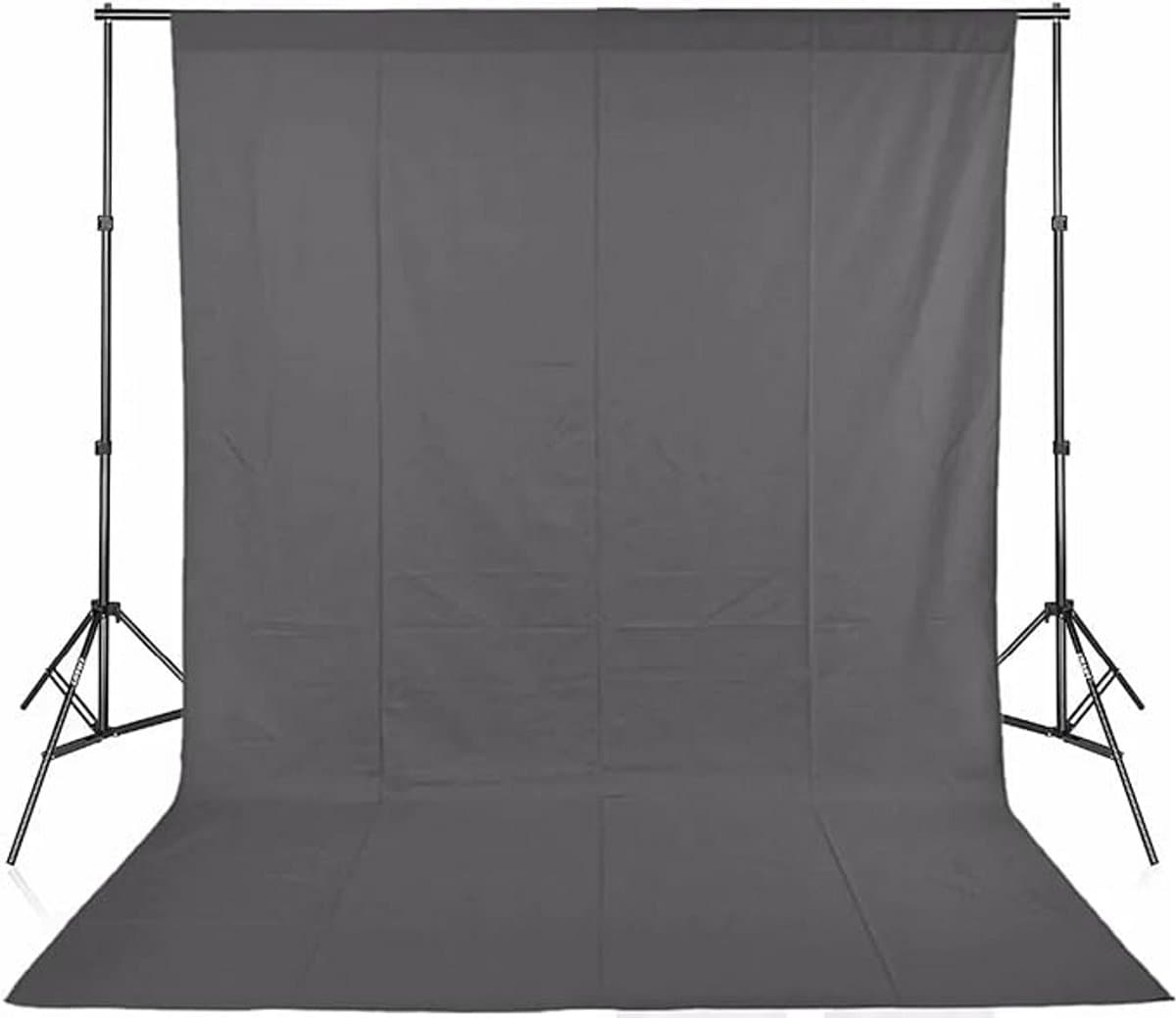 Fotografie Achtergrond Gladde Mousseline Katoen Grijs Scherm Chromakey Cromakey Achtergrond Doek Voor Fotostudio Video