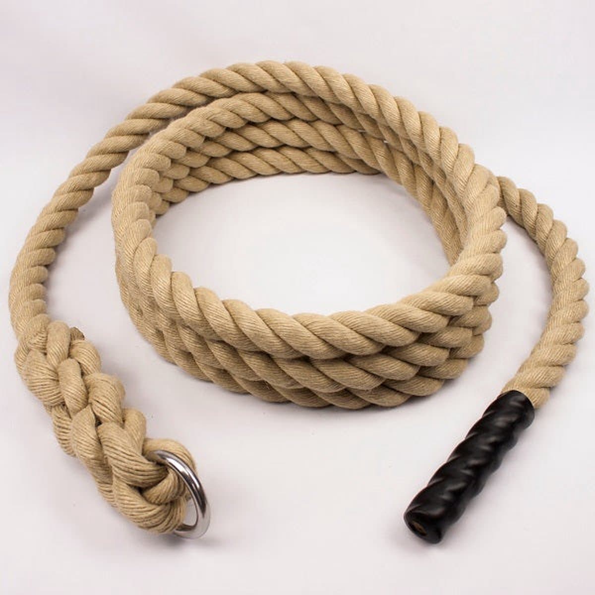 OBSTACLE SHOP - Klimtouw met Ring 8 Meter- Kunsthennep - 40mm