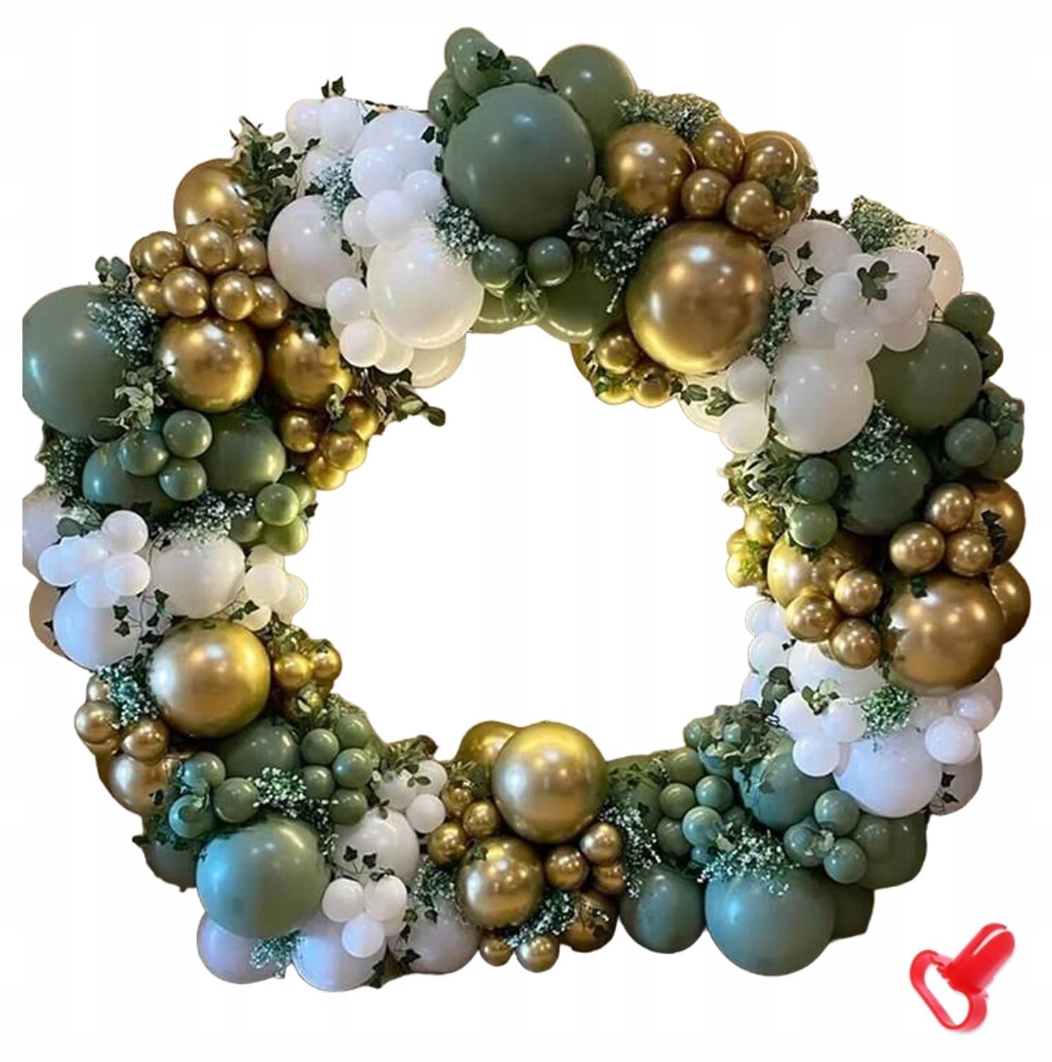 Groene en Gouden Ballondecoratie Set - Feest & Bruiloft