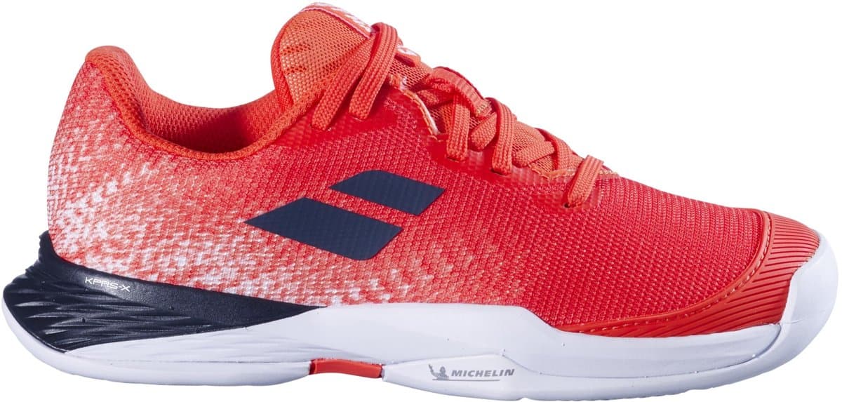 Babolat Jet Mach 3 All Court - Tennisschoenen - Strike Rood Wit - 34