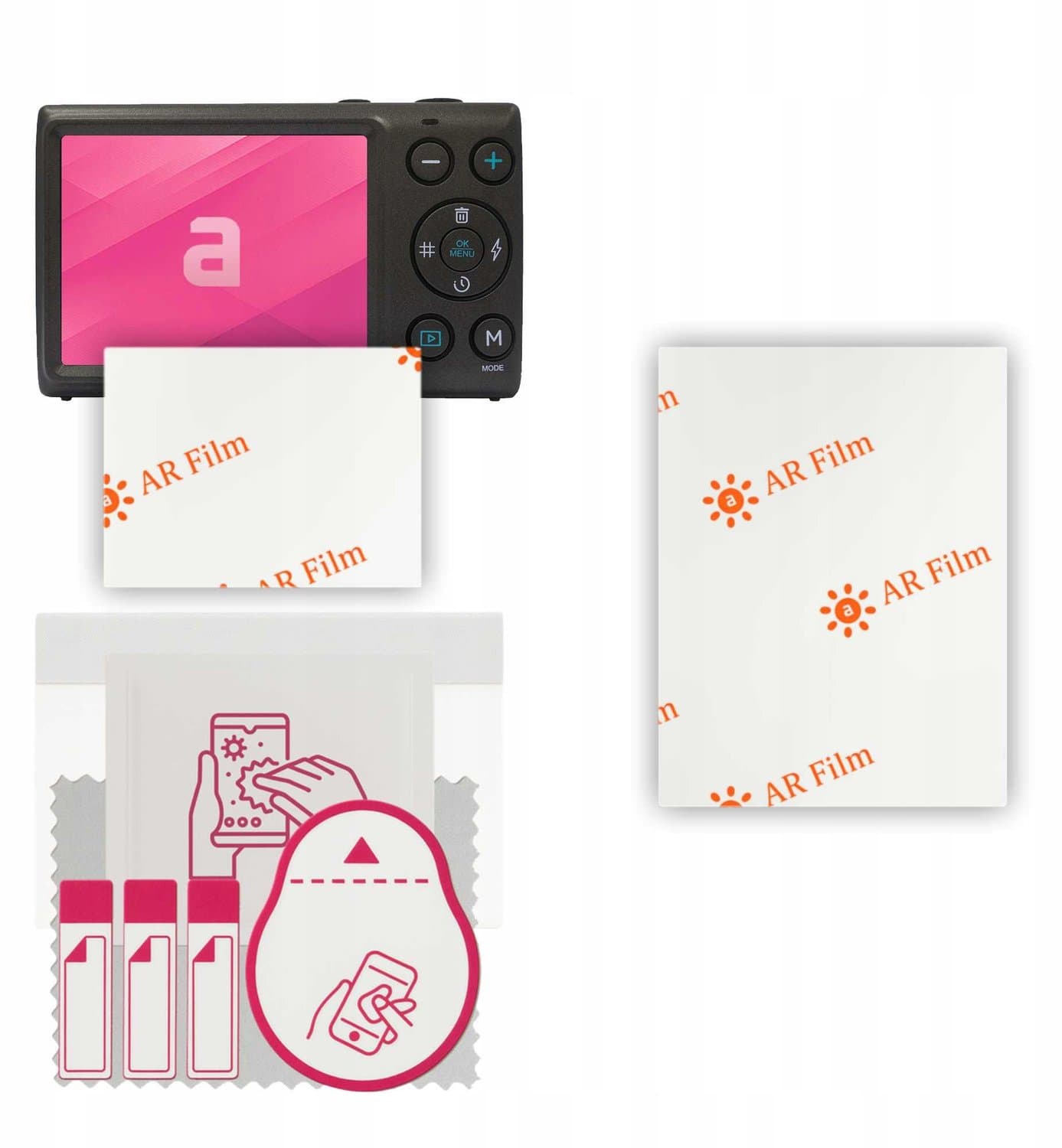 apgo Hybride AR Glas voor Yashica DigiMate - Anti-Reflectie