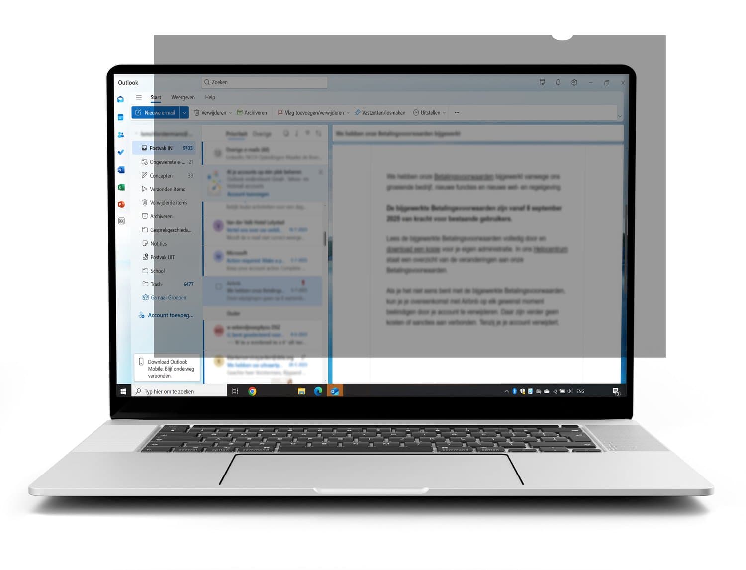 Privatech Privacy Filter Laptop 15.3 inch 16:10 - 329x205mm - Anti-Inkijkscherm