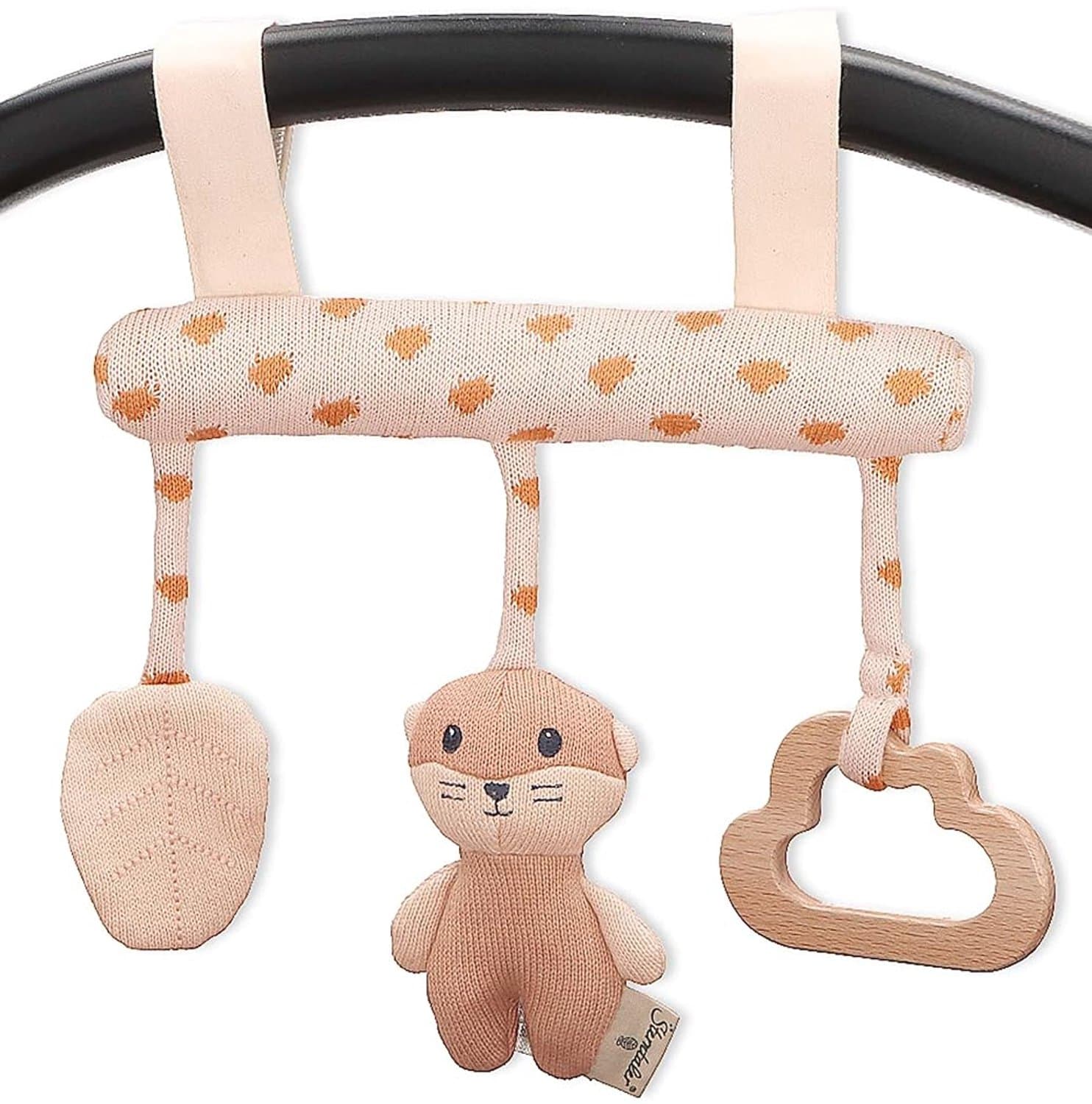 Speelgoedhangertje Otter Otti - Activiteitenspeelgoed voor Kinderwagen