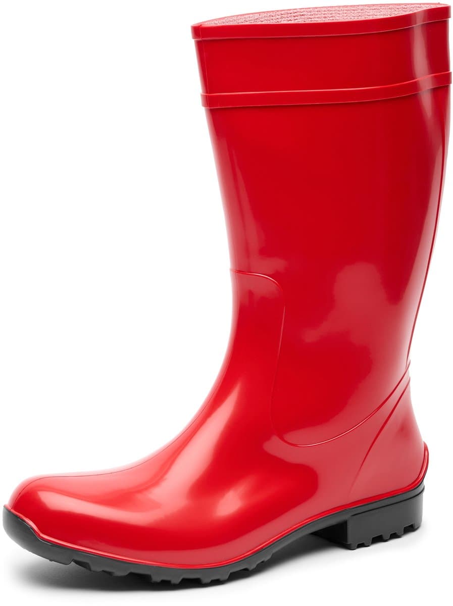 Ladeheid LA-LMG-967-Ilse Dames Regenlaarzen - Rubber - Hoog - PVC - Waterdicht – Zwart – 36