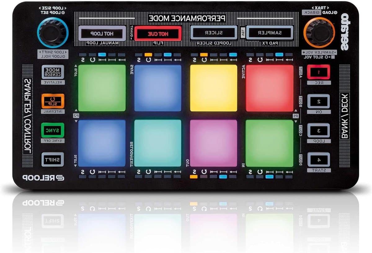 DJ Controller - Pad Controller - Muziek Maken - 8 Snelheidsgevoelige Pads - Compact Design - Zwart
