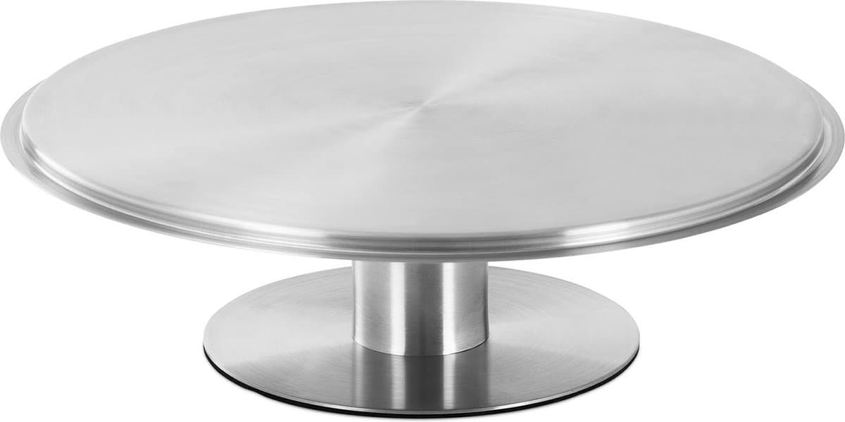 Taart serveerplateau "inox", \xf831 cm, draaibaar