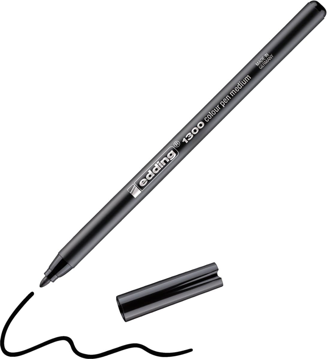 Color pennen Edding 1300-01 zwart