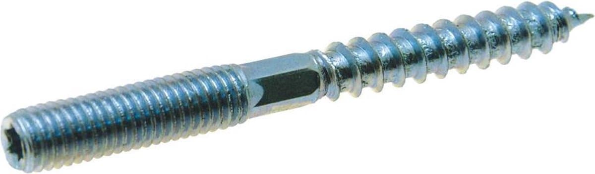 Stokeind van verzinkt staal - M10x 60 Zeskant Torx 25