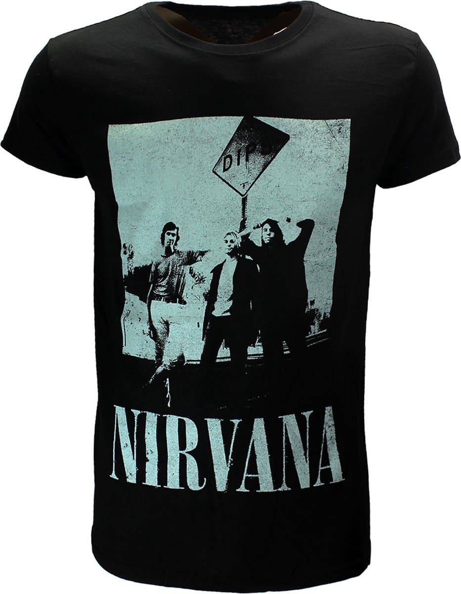 Nirvana Dips Photo Official Band T-Shirt - Officiële Merchandise - S