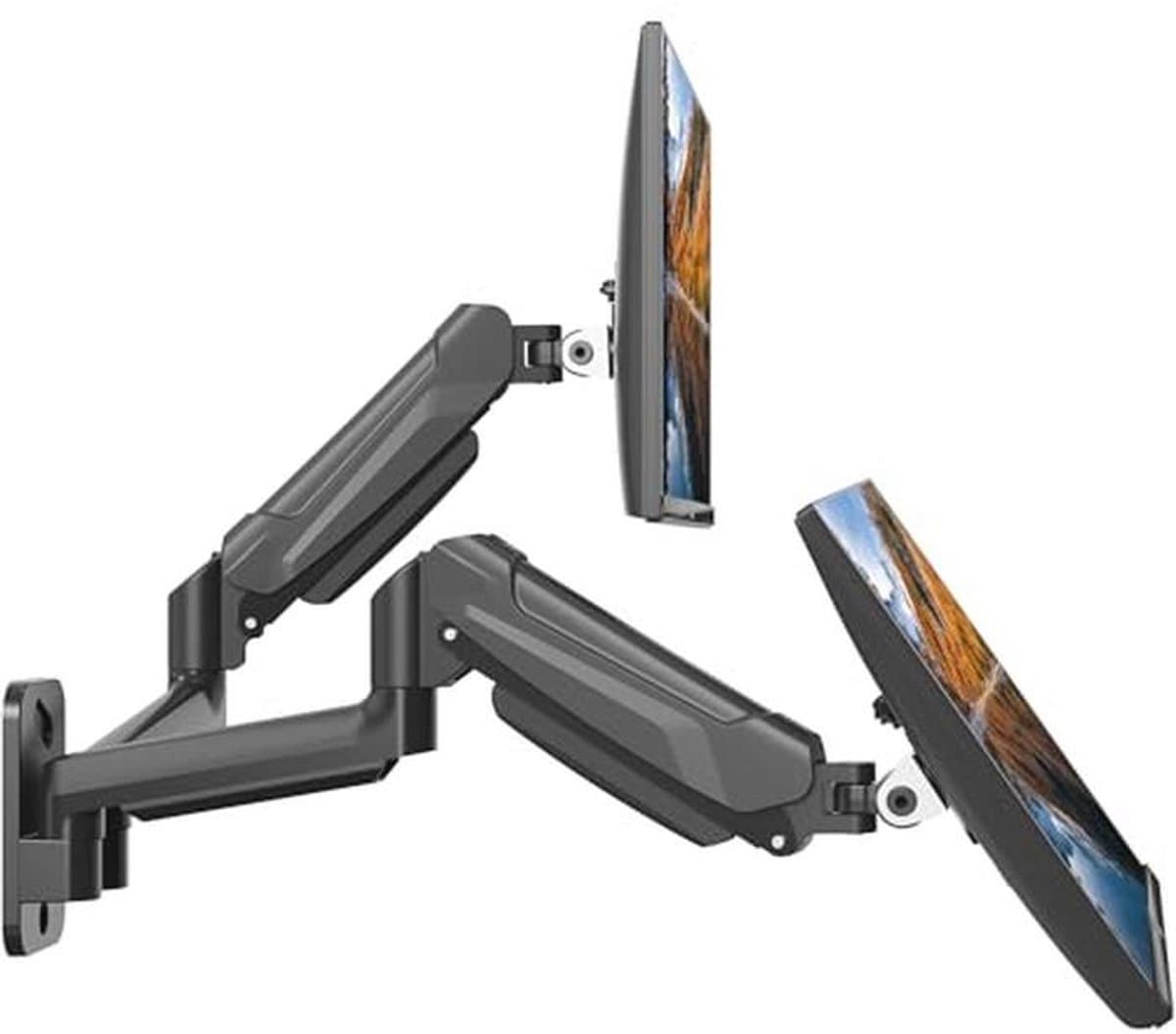 Ergonomische Monitorarm voor 13-32 inch Schermen - Volledig Aanpasbare Bevestiging, 9 kg Capaciteit, VESA Compatibel