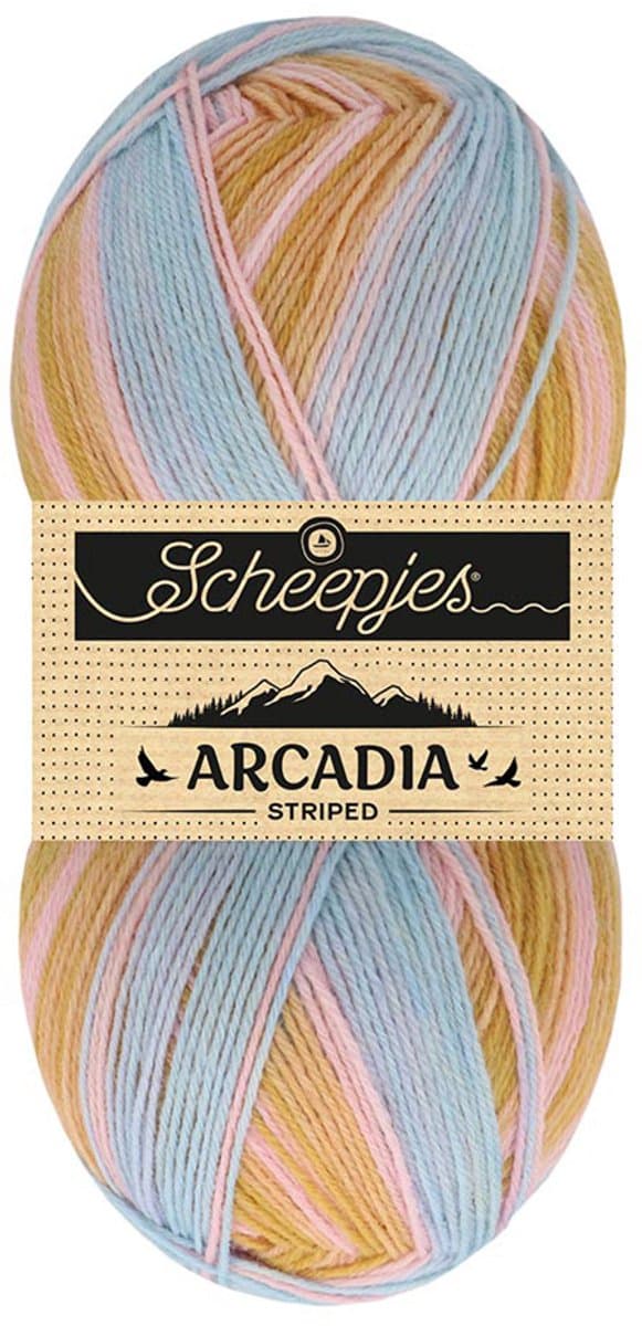 Scheepjes Arcadia striped - 908 hanami