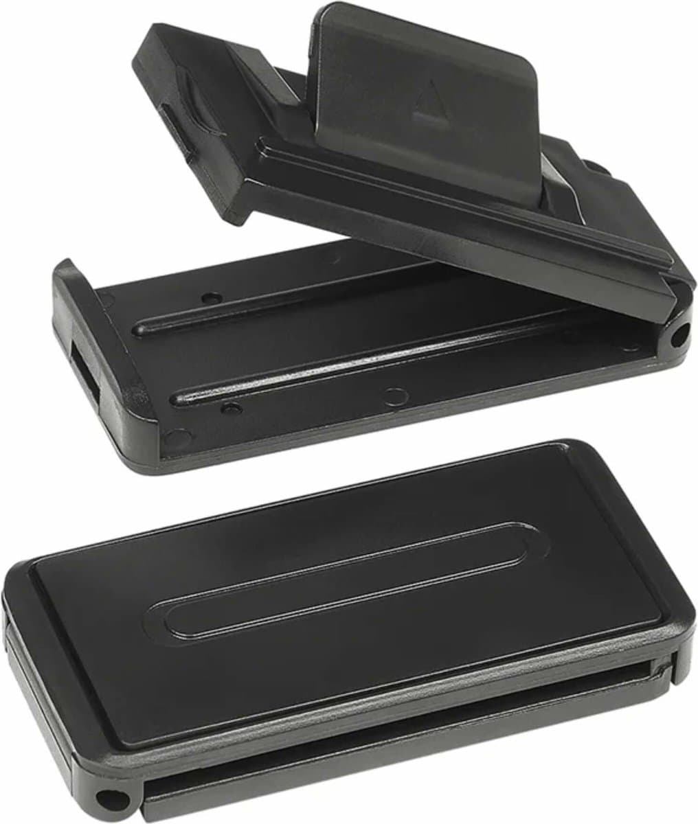 Gordelversteller set van 2 stuks zwart