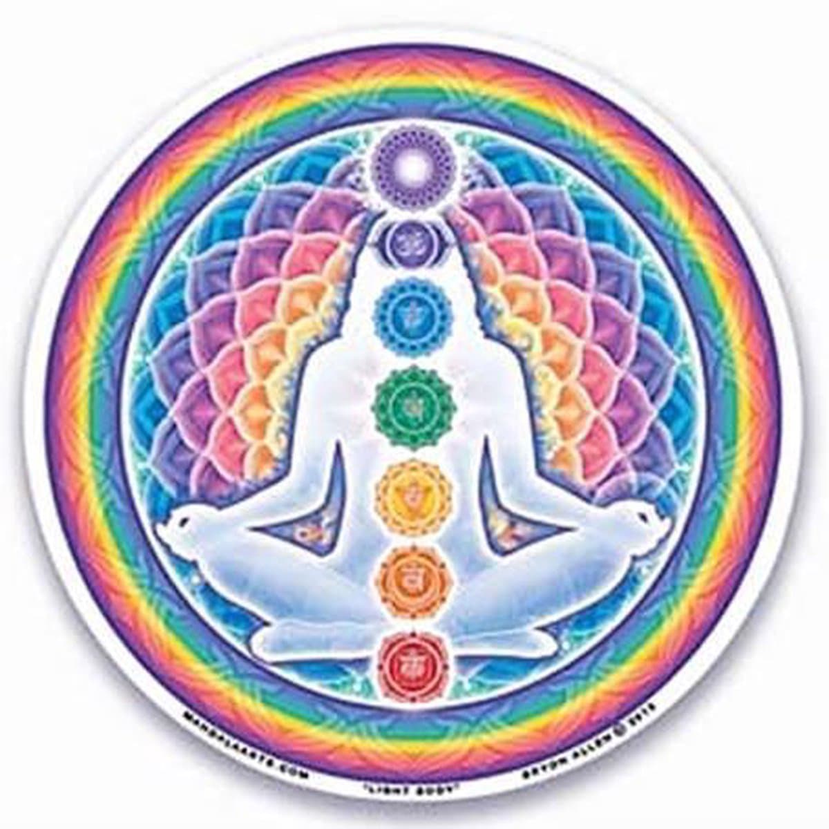 Raamsticker Light Body - 10.5 cm