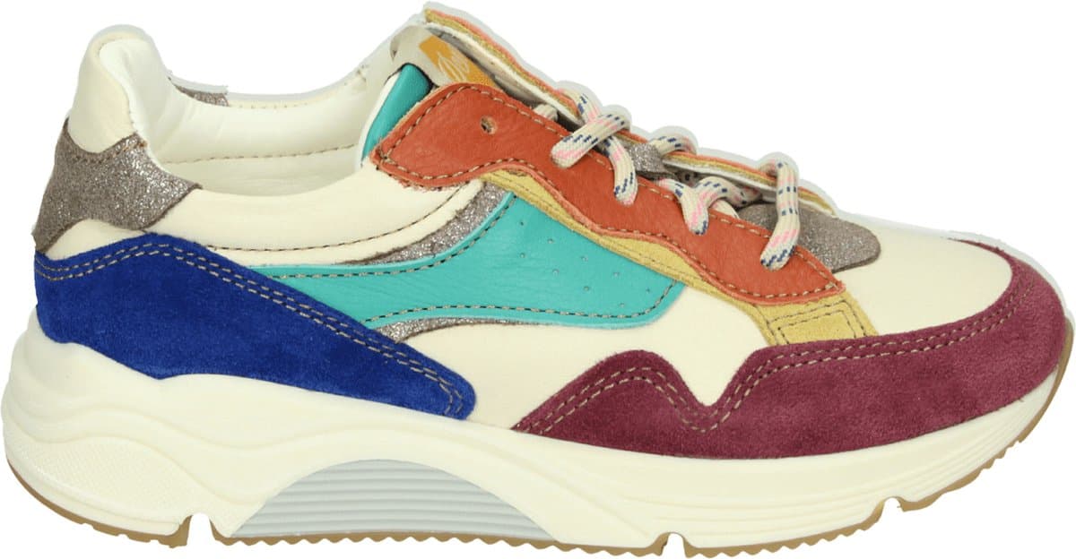Ocra - D365 - Lage schoenenMeisjesKindersneakers - Kleur: Wit/beige - Maat: 30