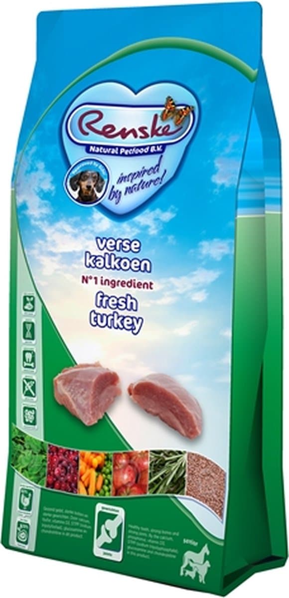Renske senior kalkoen - hondenvoer - 2 kg graanvrij