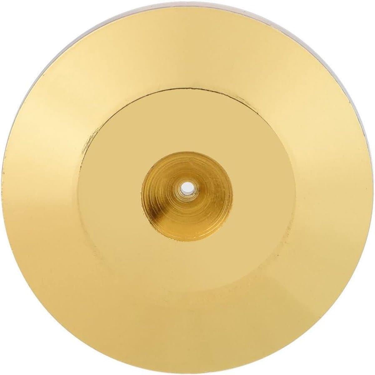 Luidspreker Isolatie Spikes - Trillingsdempers Speaker - Geluidskwaliteit Verbeteren - Vergulde Koper Constructie - 28x25mm 4 Stuks - Goud Zwart