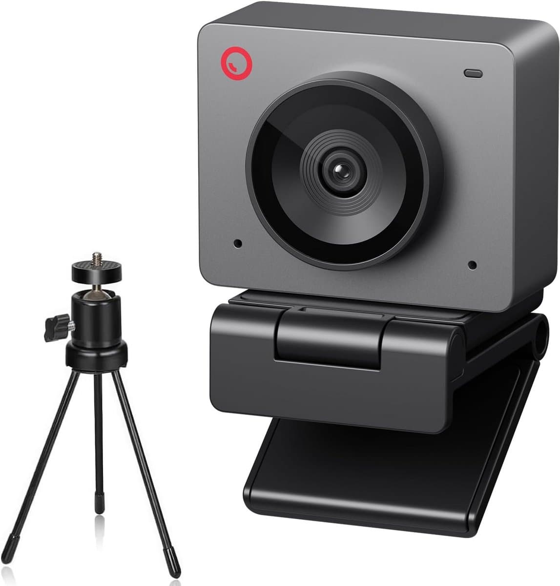 Webcam HD - PC Camera - Videobellen - AI Tracking - 1080P 100FPS - Grijs