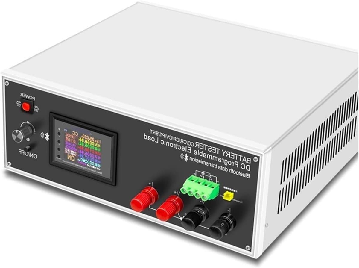 Batterij Capaciteit Monitor - Test Apparaat - Stroom Prestatie Testen - Automatische Detectie - 600W 40A - Zwart