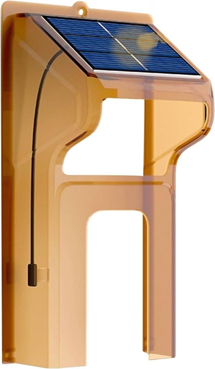 Deurbel Regenhoes - Camera Beschermer - Apparaat Beschermen - Helder Kijkvenster - 24.4 x 12.1 x 1 cm - Thee Bruin
