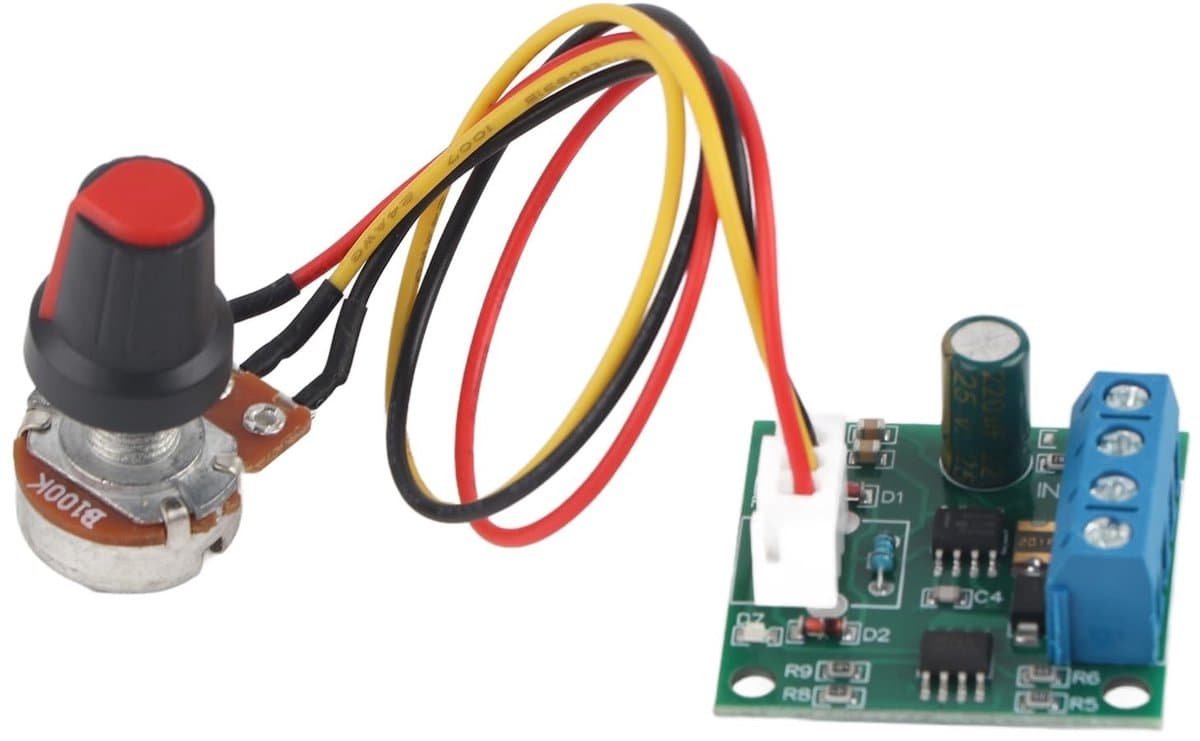 Allecto - Motor Speed Controller - Instelbare PWM Regulator - 1.8V tot 15V - 2A - Efficiënt energiebeheer - Regelbare snelheid - Geschikt voor dive...