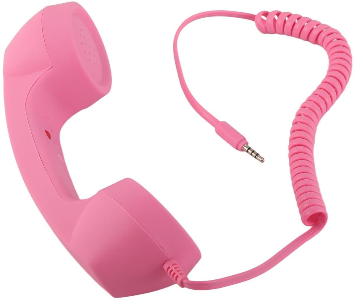 Allecto - Retro Telefoonheadset - Vintage Handset met Microfoon - Instelbaar Volume - 3,5 Mm + USB C - Multifunctioneel - Geschikt voor Mobiele Tel...