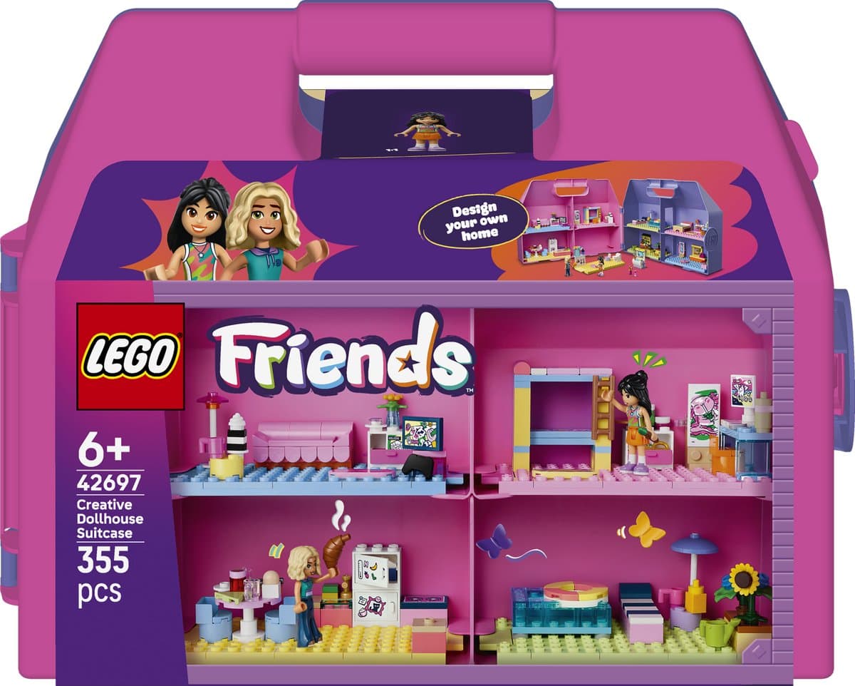LEGO® Friends Creatieve poppenhuis-koffer bouwset 42697