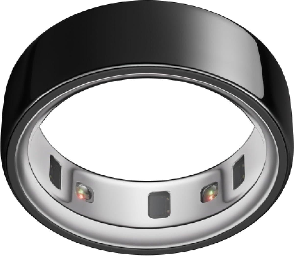 Slimme Ring - Activity Tracker - Gezondheid Monitoren - 8 Dagen Batterij - Maat 9 - Zwart