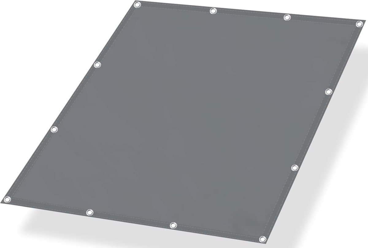 Waterdicht Zonnezeil - Schaduwdoek UV-bescherming - Terras Zonwering - Sterke Weerbestendigheid - 15 x 1 m - Donkergrijs