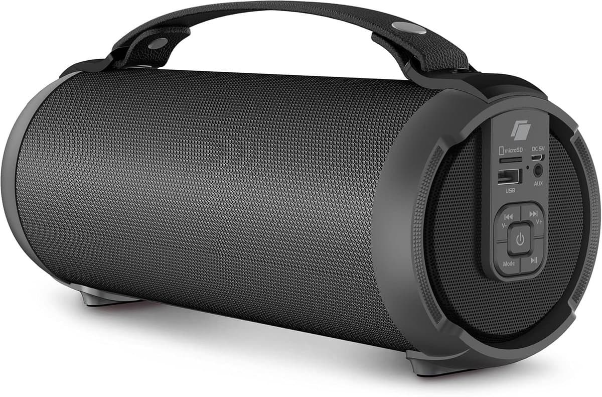 Draagbare Speaker - Bluetooth Geluid - Muziek Streamen - Waterbestendig Ontwerp - 20 Watt - Zwart