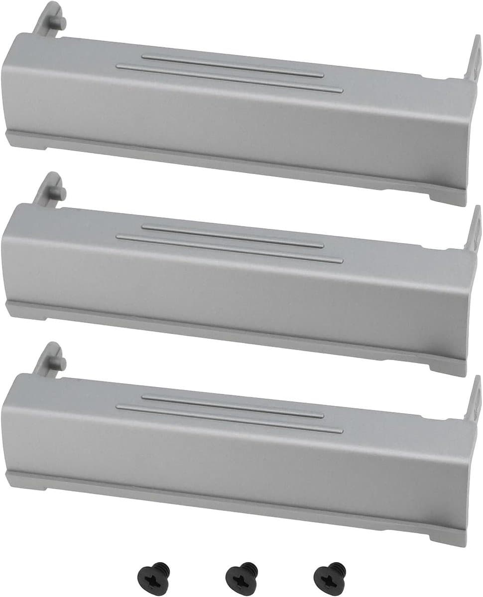Harde schijf beugel - Laptop accessoire - Plastic cover - Dell Latitude D620 D630 - Compatibel - 3 stuks - Grijs
