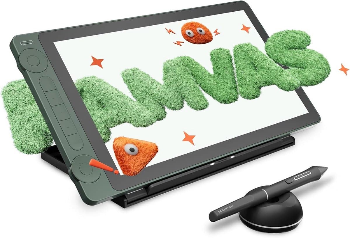 Grafisch Tekentablet met 13.3 Inch Display, Hoge Kleurprecisie en PenTech 4.0
