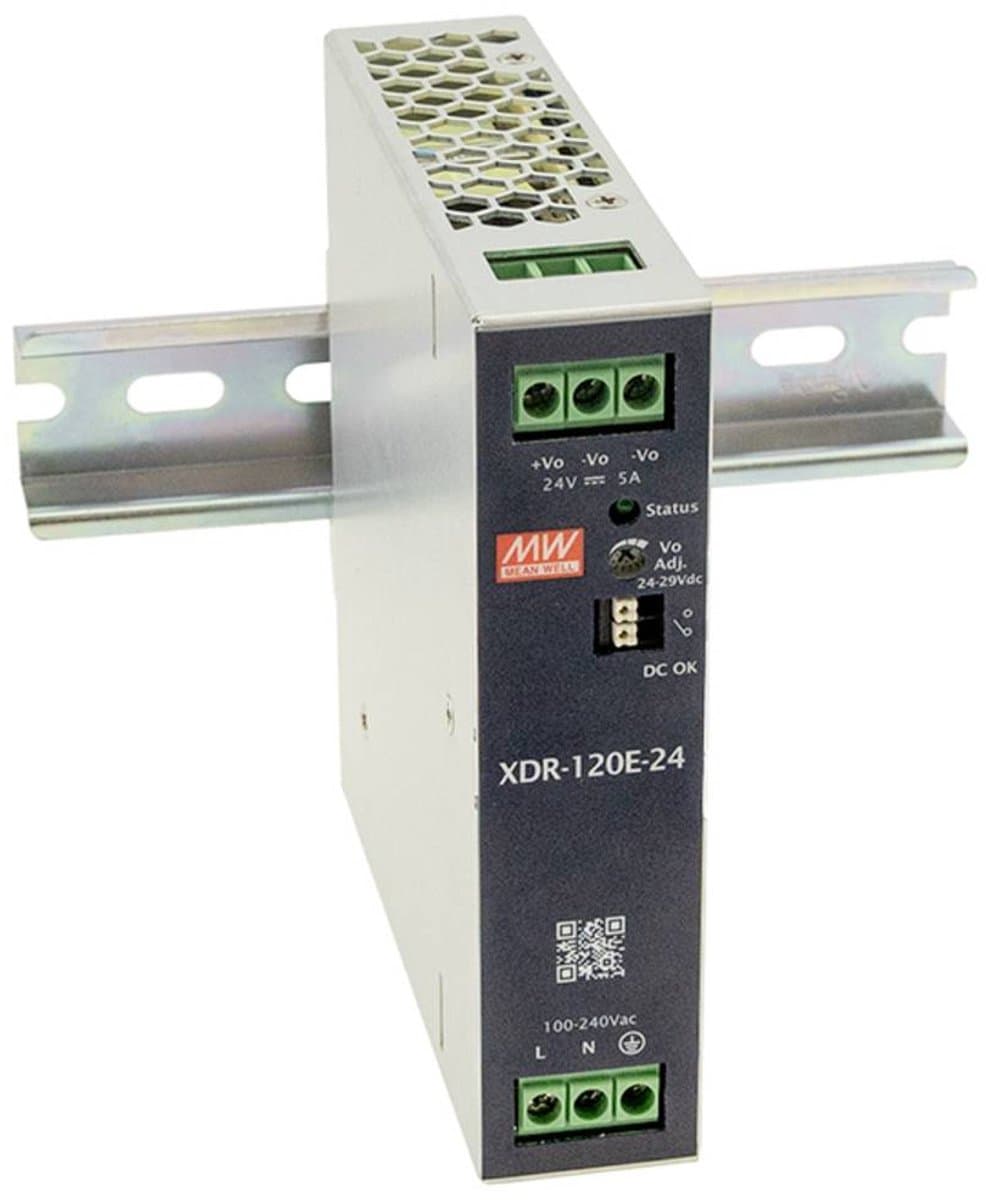 MW Mean Well XDR-120E-12 DIN-rail netvoeding 12 V 10 A 120 W Inhoud 1 stuk(s)
