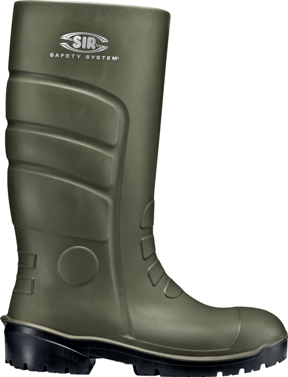 SIR SAFETY PU Veiligheidslaarzen S5 HEREN Werklaars Groen - Stalen Neus en Stalen Tussenzool - Antislip SR - Waterdicht