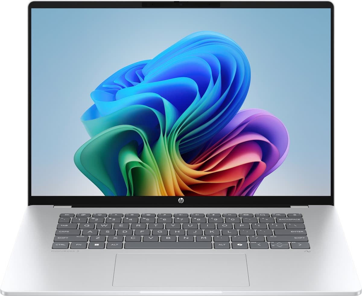 HP OmniBook 5 NGAI 16-bf0001nd - Copilot+ Laptop - 16 inch - 1.59kg - Snapdragon X - 16GB/512GB - OLED
