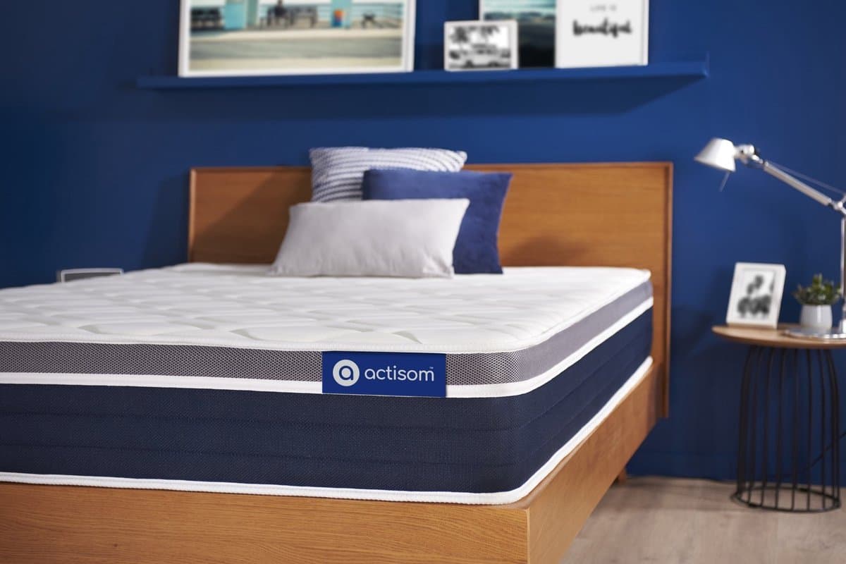 Actiflex confort matras 70x200cm , Pocketveren en traagschuim , Vrij stevig, 7 comfortzones