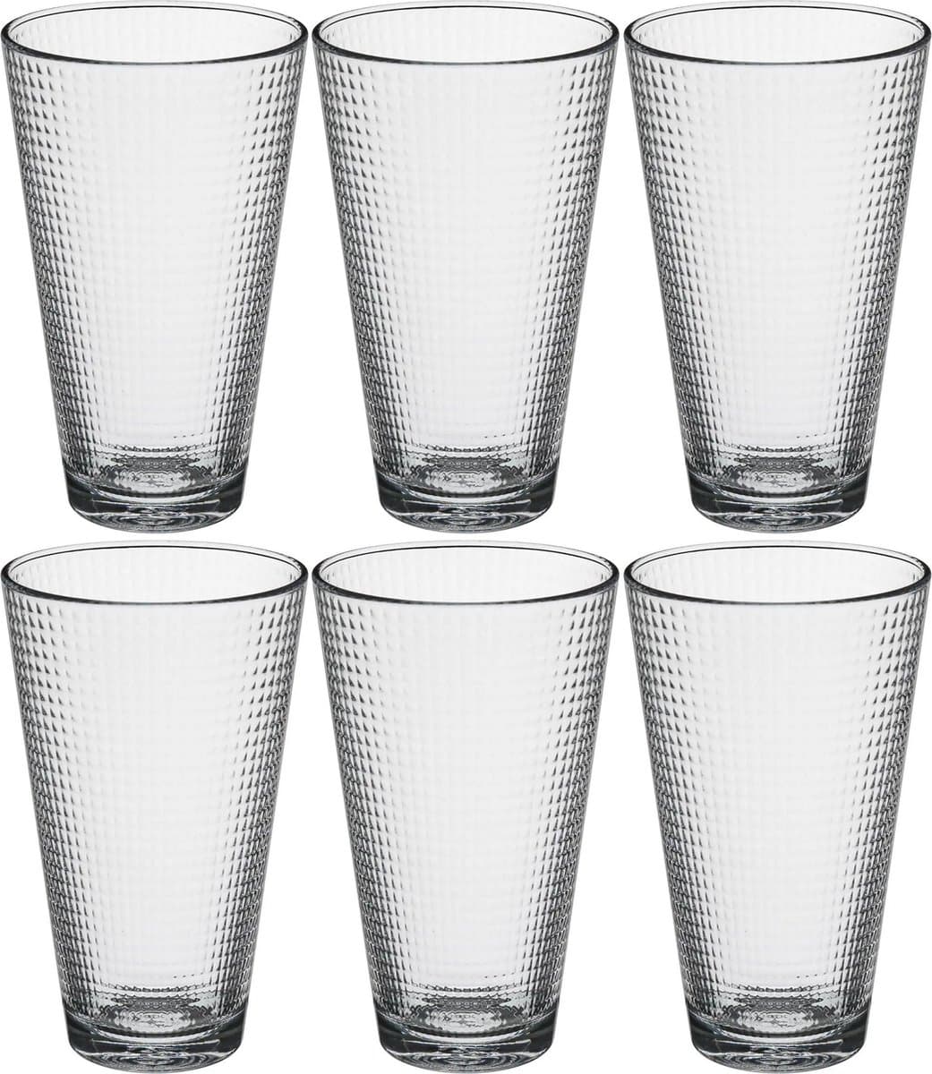 Secret de Gourmet Waterglazen / sapglazen - 12x stuks - 340 ml - Drinkglazen - Glas - Transparant