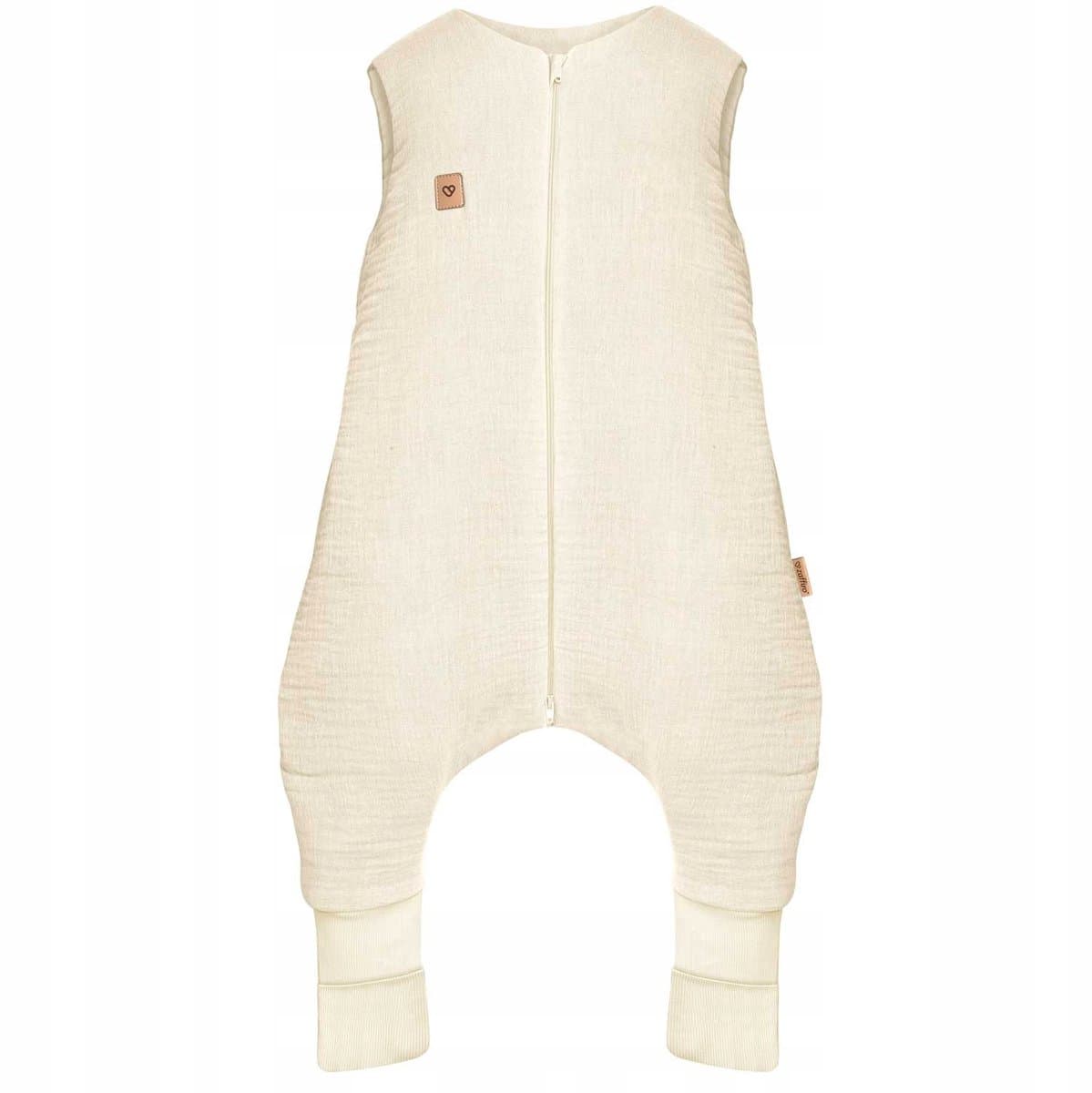 Zaffiro Muslin Slaapzak met Voetjes 2.5 TOG 1-2 jaar Vanilla