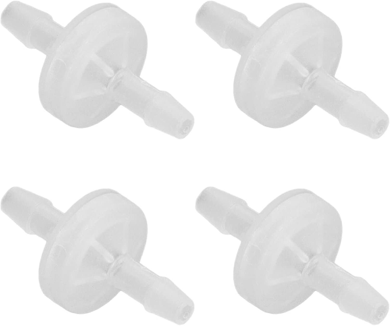 12Pcs Aquarium Check Valve 4mm One Way Valve Air Valve PP Oil Resistant One Way Valve for Fish Tank Air Pump Hose - ShopVlot