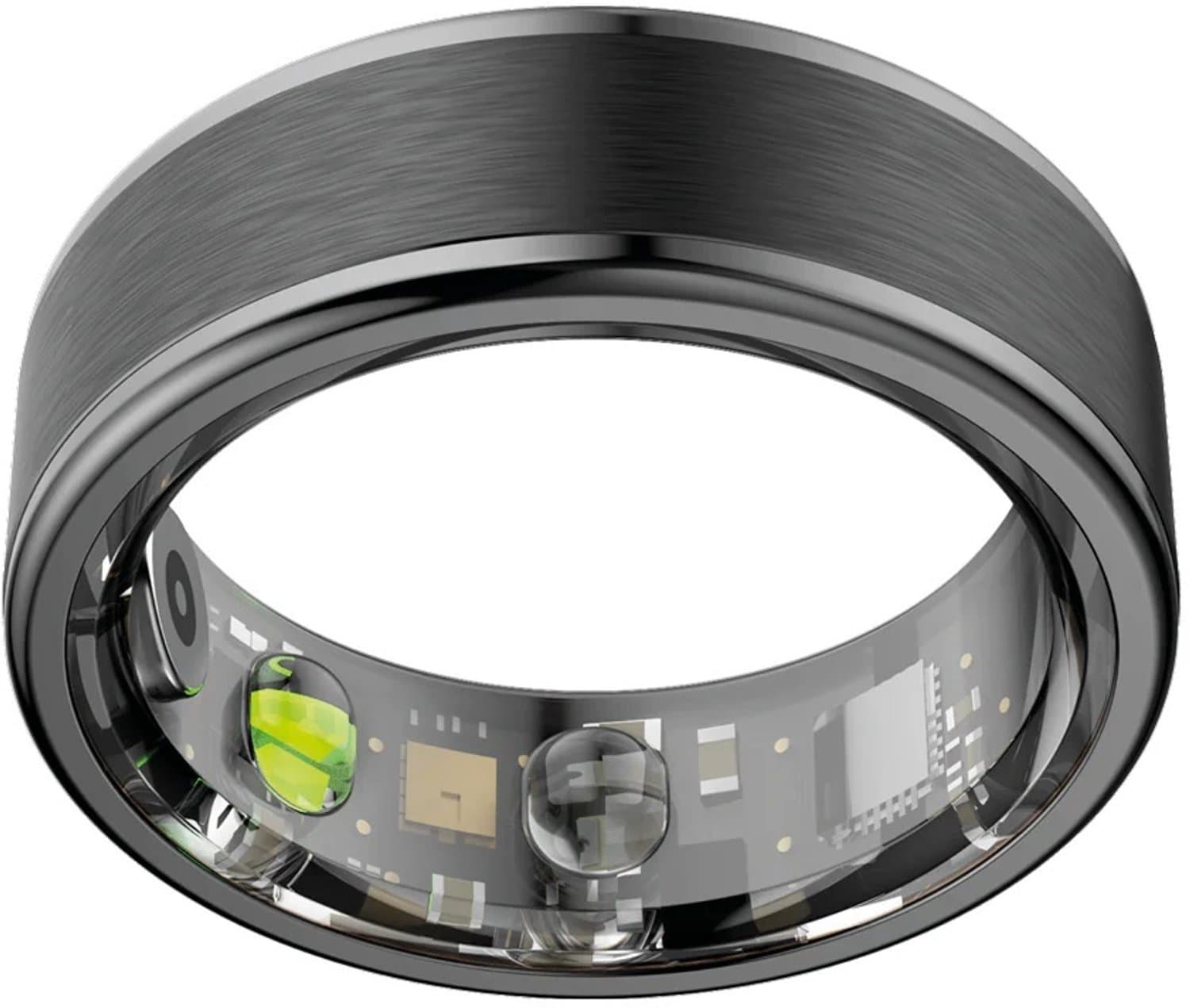 NOLATR Plus, Slimme Ring met Stappenteller, Activiteitstracker & Hartslagmeter – Zonder Abonnement & Nederlandse App – Zwart – Maat 9