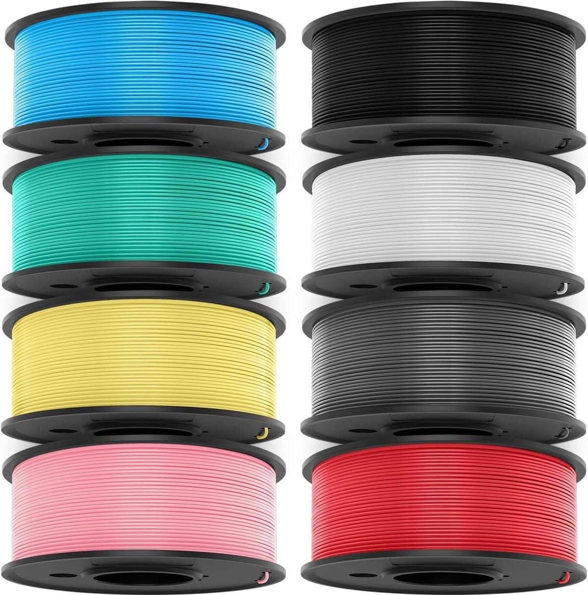 PLA Meta Filament - 3D Printer Materiaal - 3D Modellen Printen - Matte Afwerking Zonder Laaglijnen - 2kg (8x 250g)
