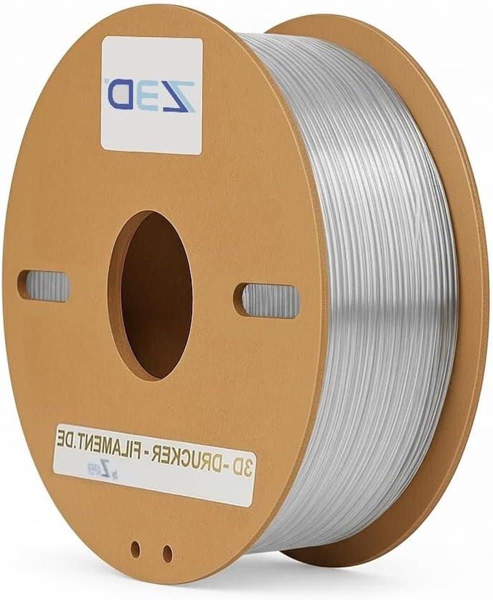 ABS Filament 3D Printer - 3D Print Materiaal - Objecten Printen - Hoge Slagvastheid - 1 kg - Transparant Helder