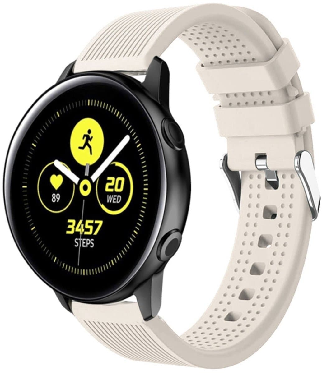 Smart Watch siliconen polsband horlogeband voor Garmin Vivoactive 3 (kaki)