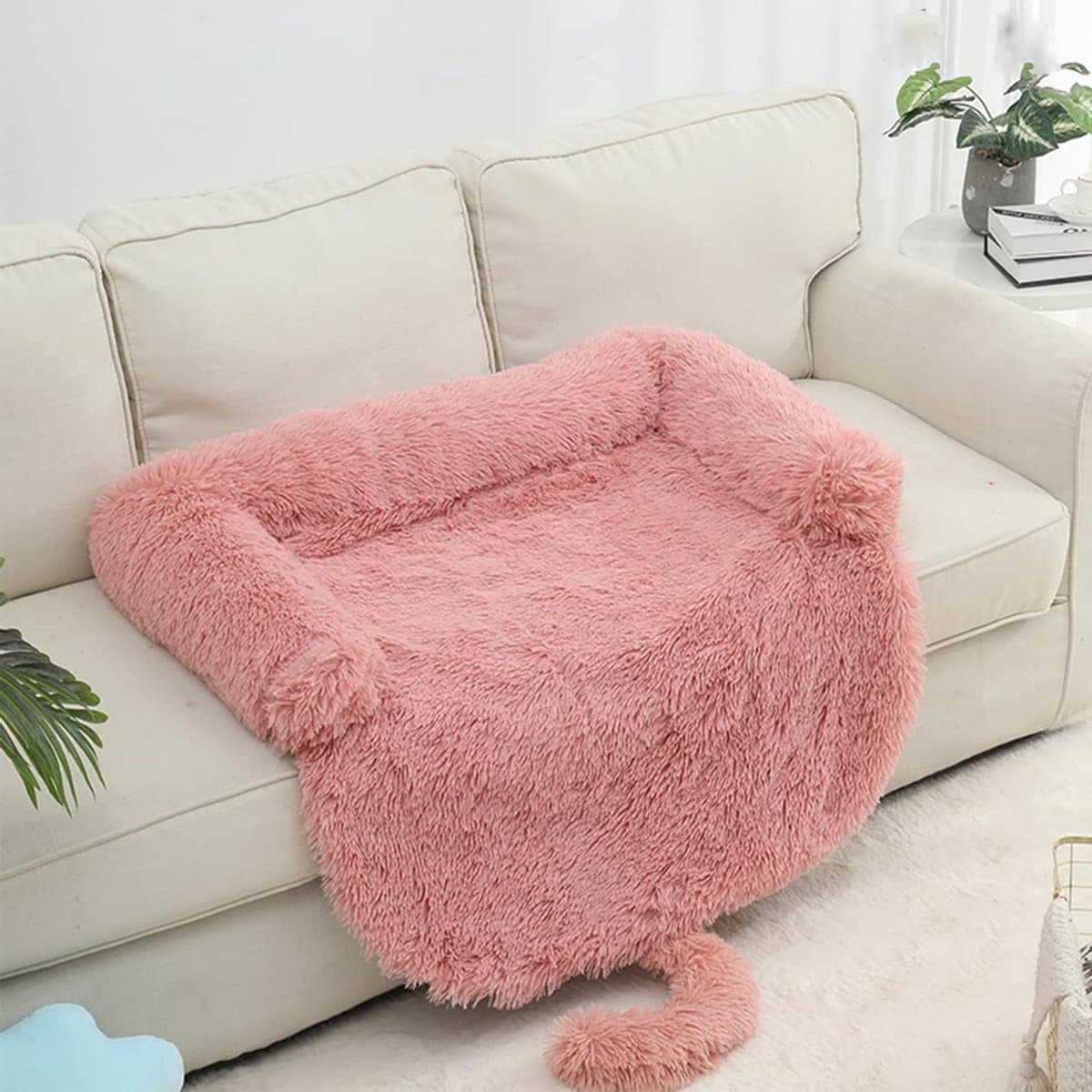 Hondenbed Orthopedisch - Huisdierkussen Hond - Comfortabel Rusten - Verhoogde Rand - XL - Roze