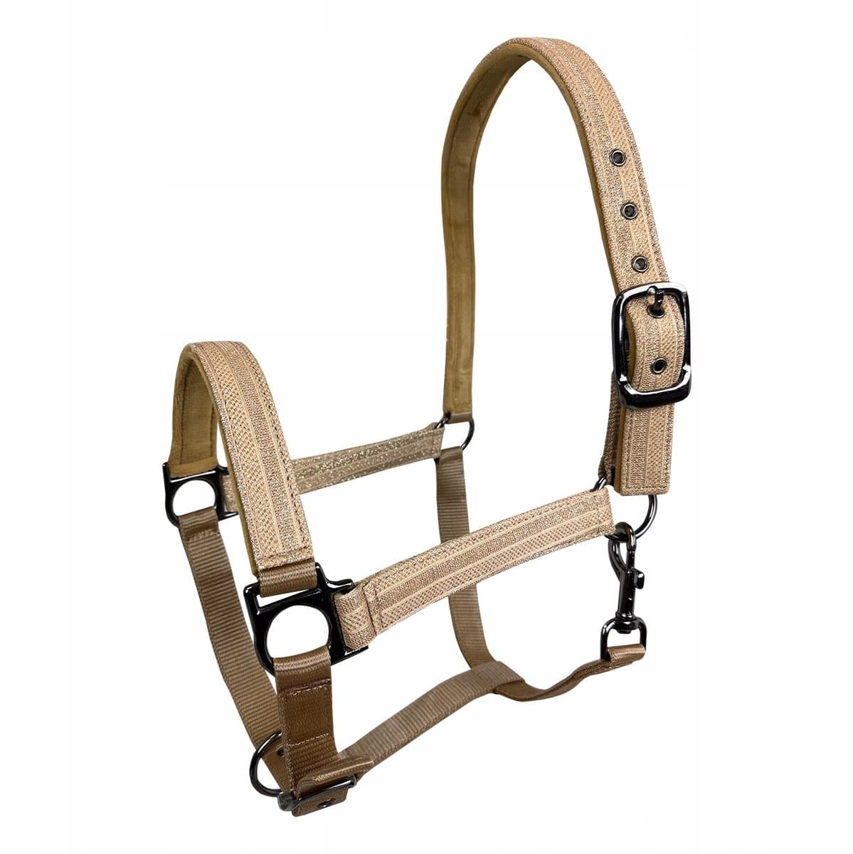 Kantar York Karmen Cob - Beige met Gun Smoke Fittings