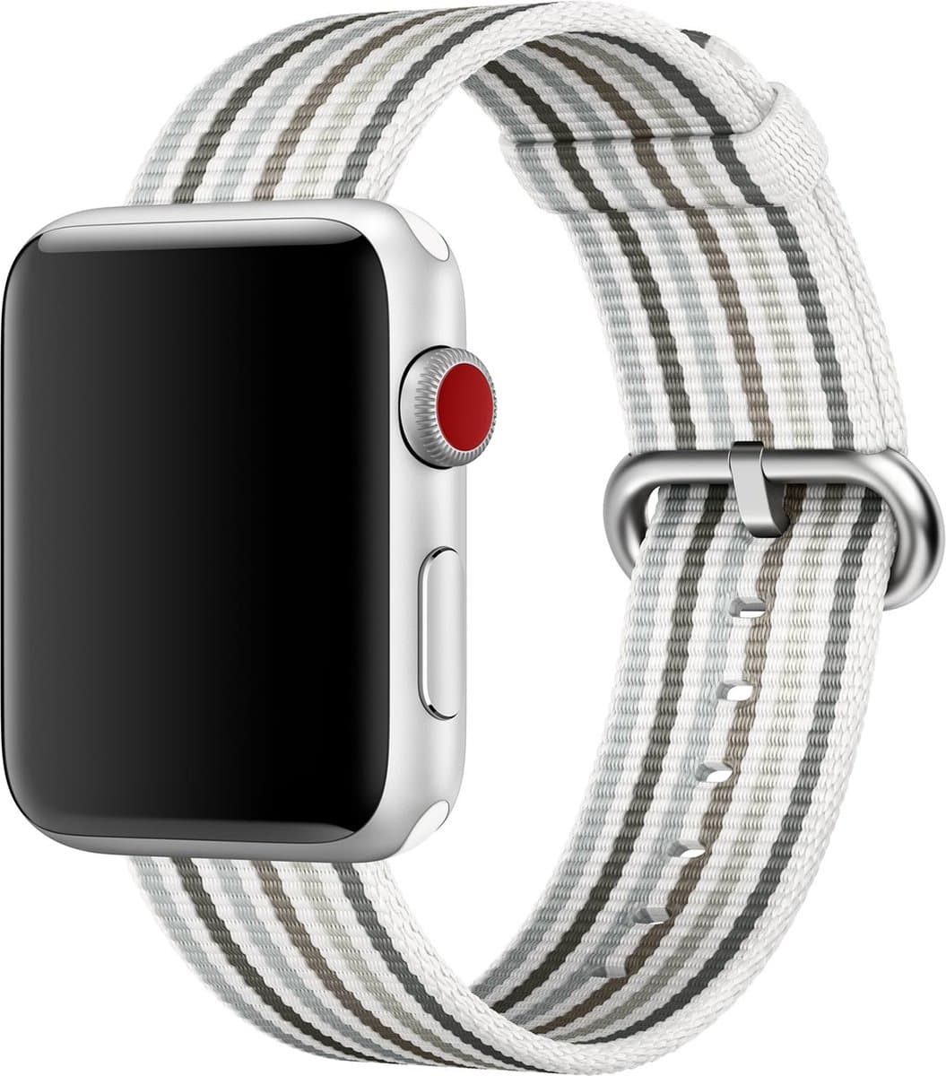 Apple Woven Nylon Apple Watch 42mm / 44mm / 45mm / 49mm Gray Stripe