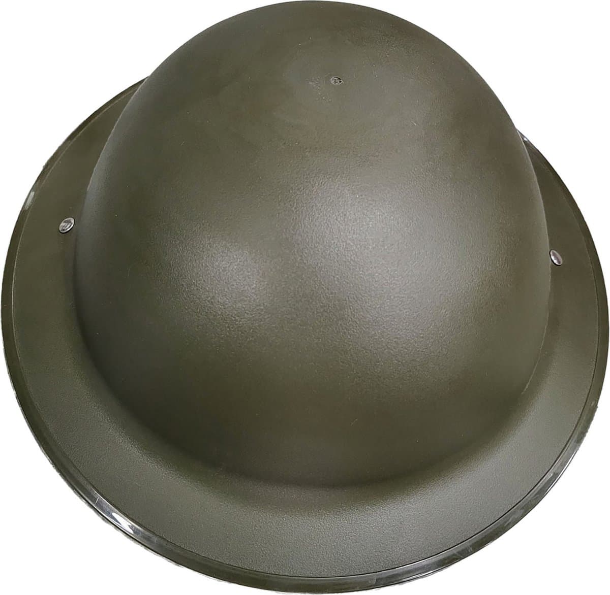 Funny Fashion Carnaval verkleed soldaten/leger Helm - legergroen - voor volwassenen - militairen